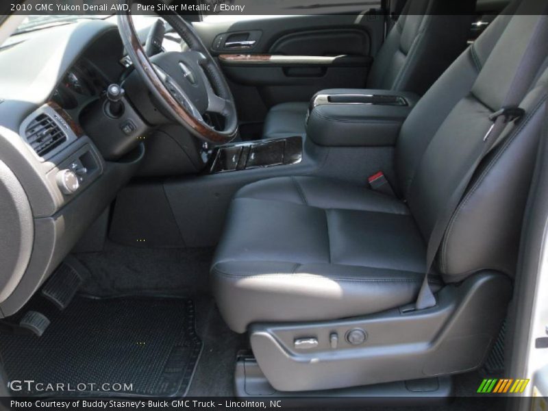 Pure Silver Metallic / Ebony 2010 GMC Yukon Denali AWD