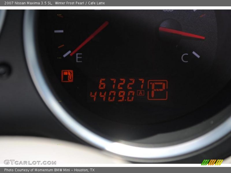 Winter Frost Pearl / Cafe Latte 2007 Nissan Maxima 3.5 SL