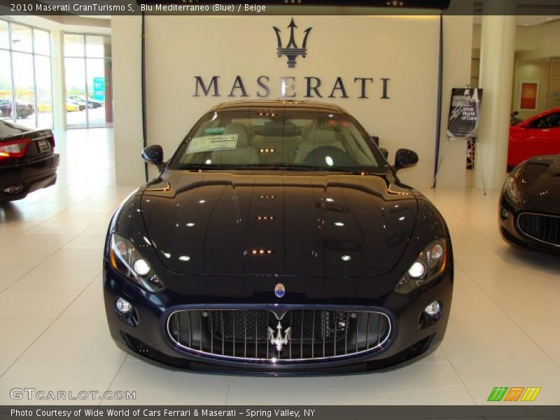 Blu Mediterraneo (Blue) / Beige 2010 Maserati GranTurismo S