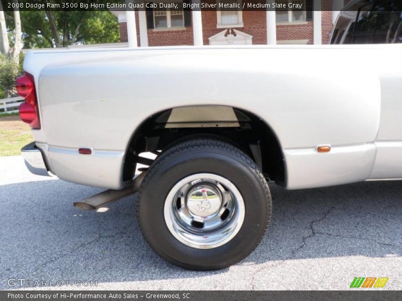 Bright Silver Metallic / Medium Slate Gray 2008 Dodge Ram 3500 Big Horn Edition Quad Cab Dually