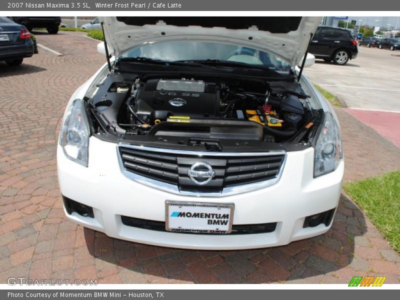 Winter Frost Pearl / Cafe Latte 2007 Nissan Maxima 3.5 SL