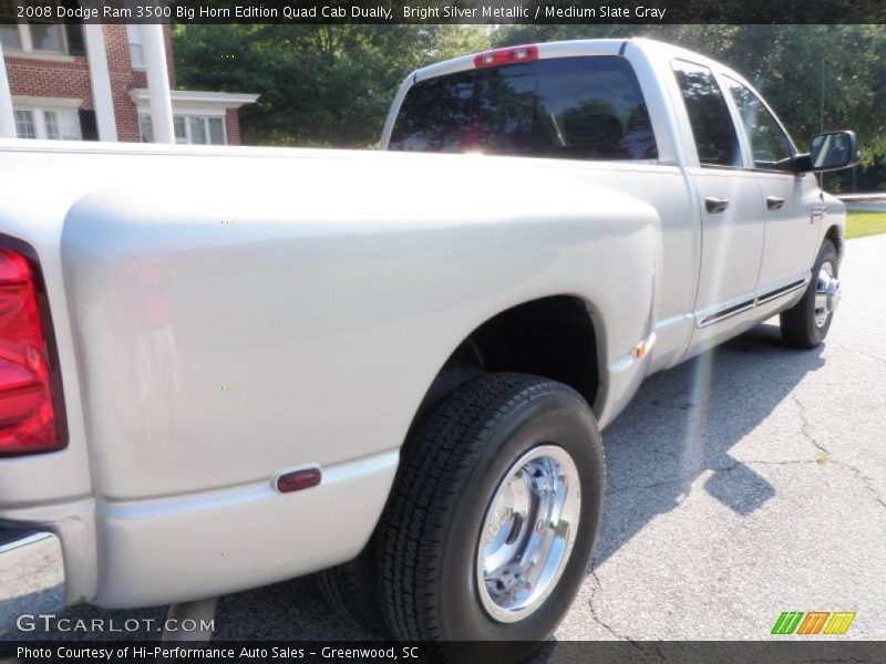 Bright Silver Metallic / Medium Slate Gray 2008 Dodge Ram 3500 Big Horn Edition Quad Cab Dually
