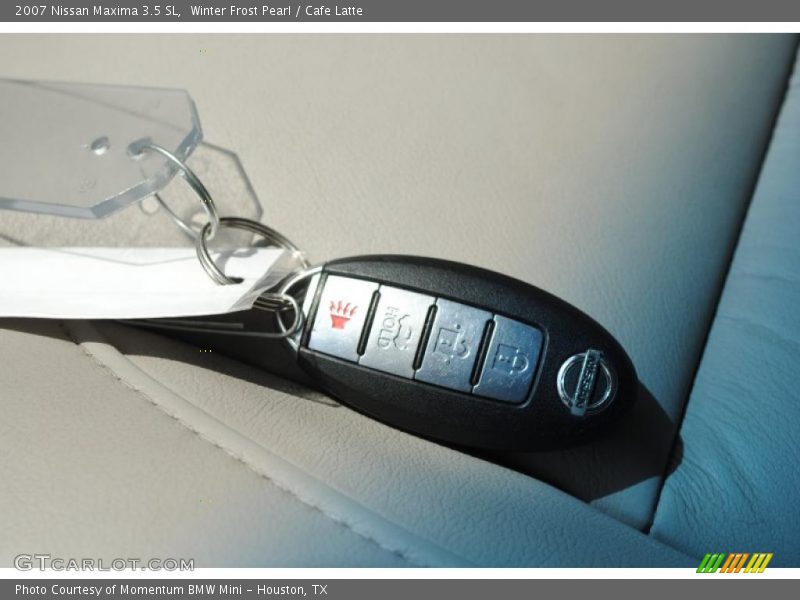 Winter Frost Pearl / Cafe Latte 2007 Nissan Maxima 3.5 SL