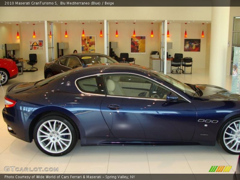 Blu Mediterraneo (Blue) / Beige 2010 Maserati GranTurismo S