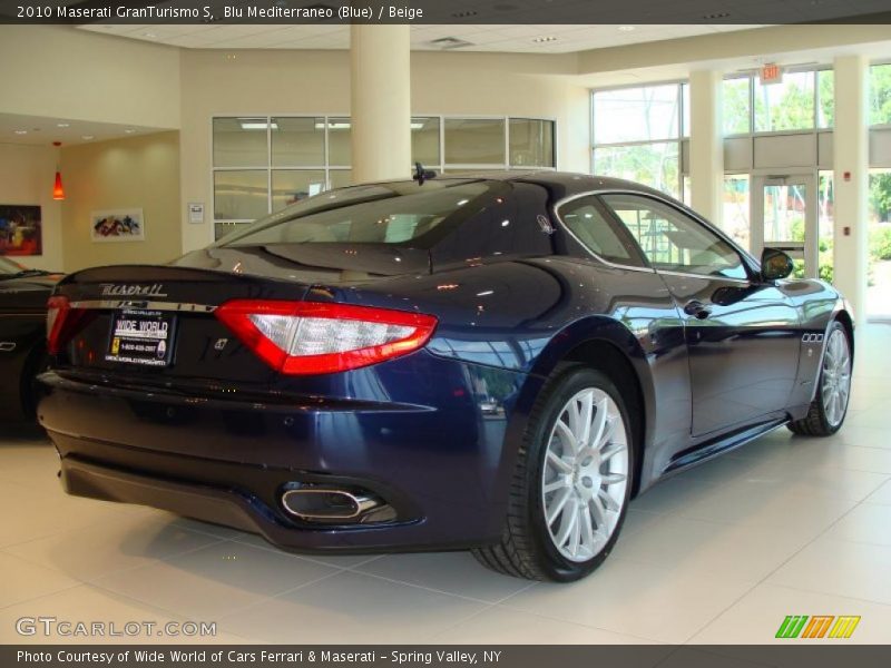 Blu Mediterraneo (Blue) / Beige 2010 Maserati GranTurismo S
