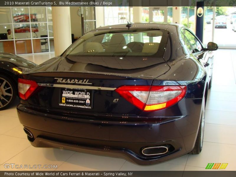 Blu Mediterraneo (Blue) / Beige 2010 Maserati GranTurismo S
