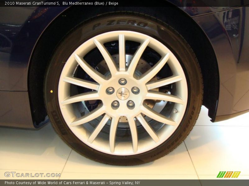 Blu Mediterraneo (Blue) / Beige 2010 Maserati GranTurismo S