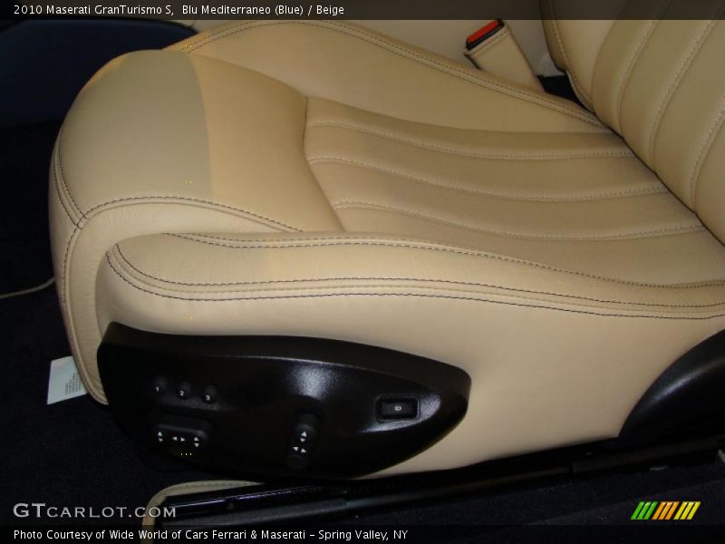 Blu Mediterraneo (Blue) / Beige 2010 Maserati GranTurismo S