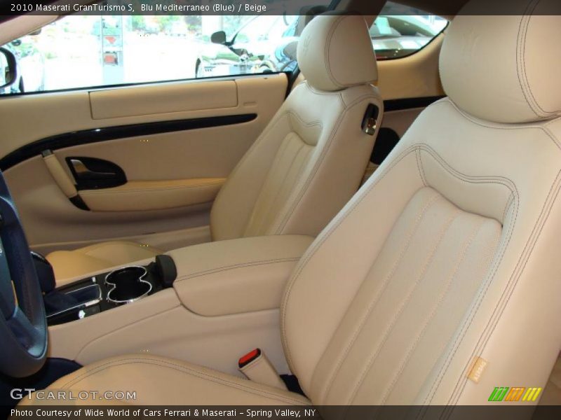 Blu Mediterraneo (Blue) / Beige 2010 Maserati GranTurismo S