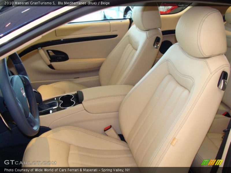 Blu Mediterraneo (Blue) / Beige 2010 Maserati GranTurismo S