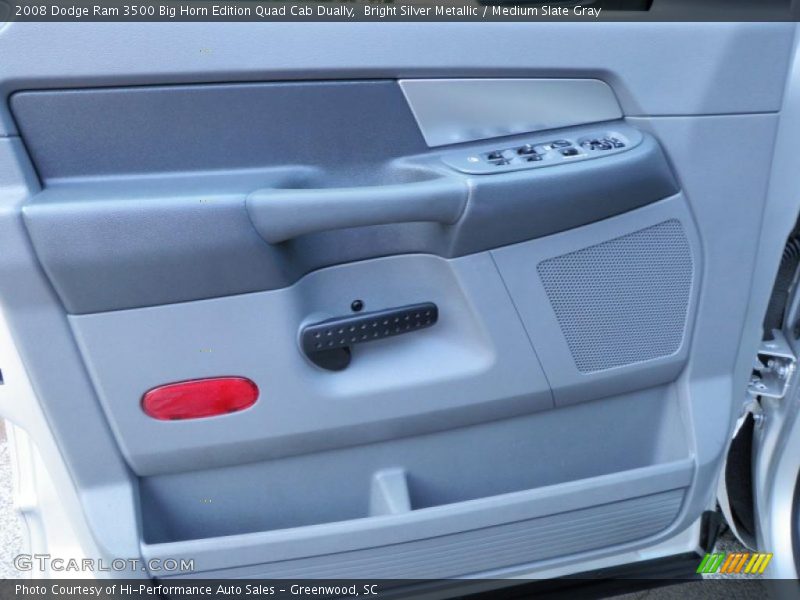Bright Silver Metallic / Medium Slate Gray 2008 Dodge Ram 3500 Big Horn Edition Quad Cab Dually
