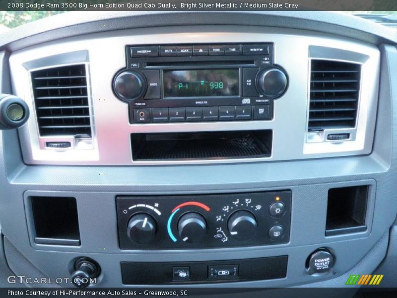 Bright Silver Metallic / Medium Slate Gray 2008 Dodge Ram 3500 Big Horn Edition Quad Cab Dually