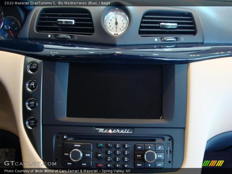 Blu Mediterraneo (Blue) / Beige 2010 Maserati GranTurismo S