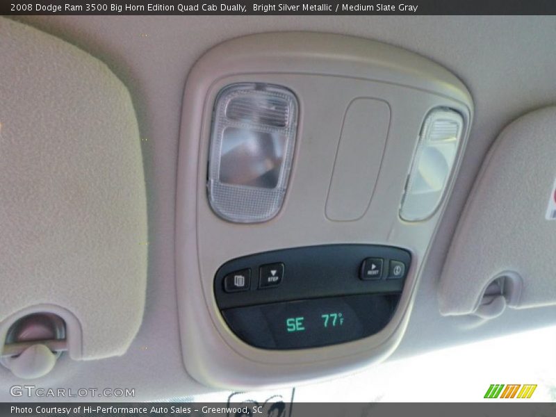 Bright Silver Metallic / Medium Slate Gray 2008 Dodge Ram 3500 Big Horn Edition Quad Cab Dually