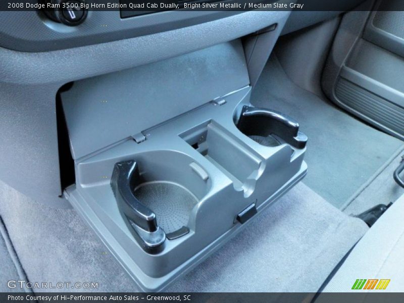 Bright Silver Metallic / Medium Slate Gray 2008 Dodge Ram 3500 Big Horn Edition Quad Cab Dually