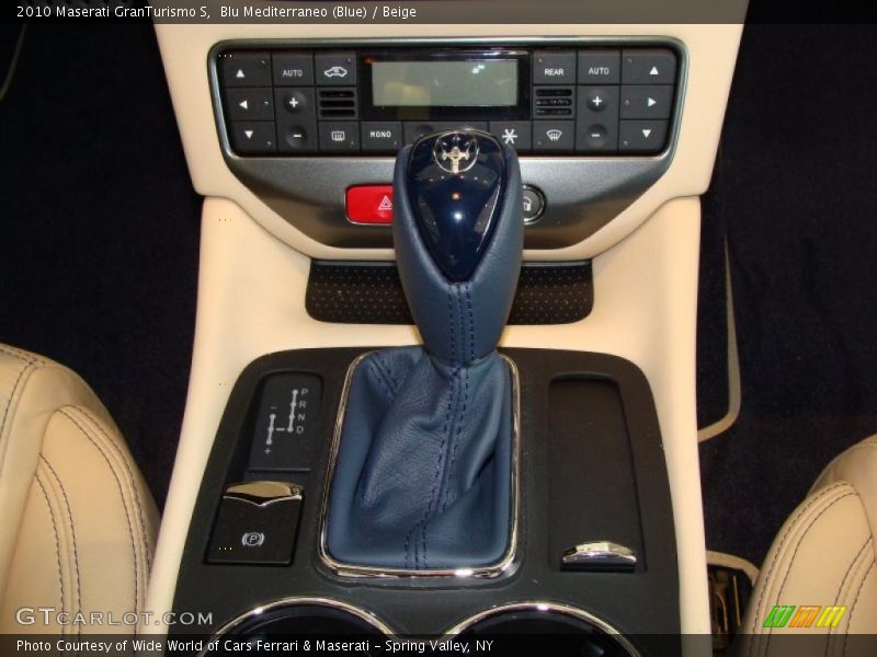 Blu Mediterraneo (Blue) / Beige 2010 Maserati GranTurismo S
