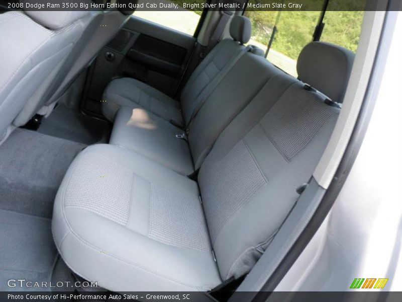 Bright Silver Metallic / Medium Slate Gray 2008 Dodge Ram 3500 Big Horn Edition Quad Cab Dually