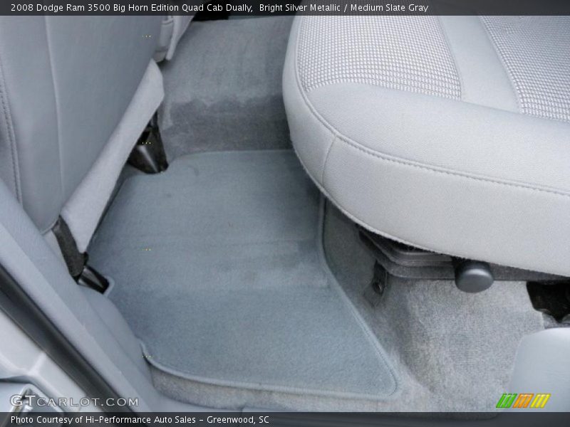 Bright Silver Metallic / Medium Slate Gray 2008 Dodge Ram 3500 Big Horn Edition Quad Cab Dually