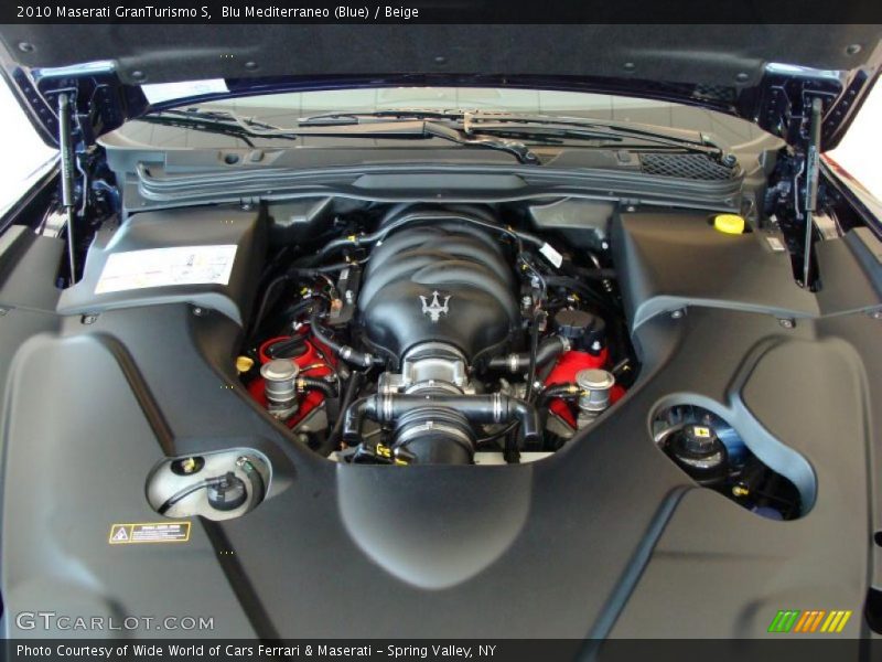 Blu Mediterraneo (Blue) / Beige 2010 Maserati GranTurismo S