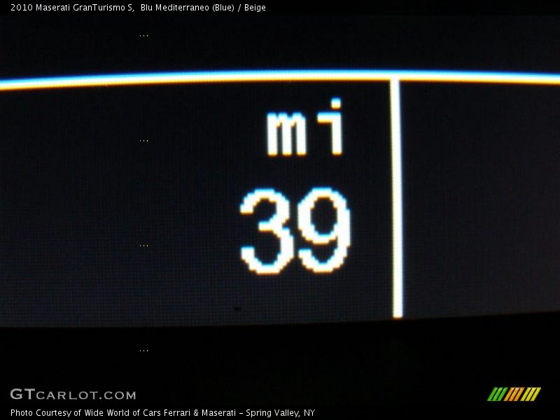 Blu Mediterraneo (Blue) / Beige 2010 Maserati GranTurismo S