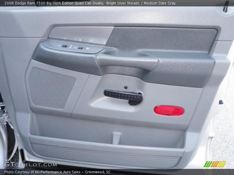 Bright Silver Metallic / Medium Slate Gray 2008 Dodge Ram 3500 Big Horn Edition Quad Cab Dually