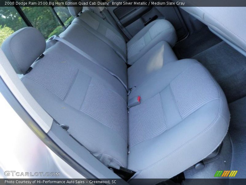 Bright Silver Metallic / Medium Slate Gray 2008 Dodge Ram 3500 Big Horn Edition Quad Cab Dually