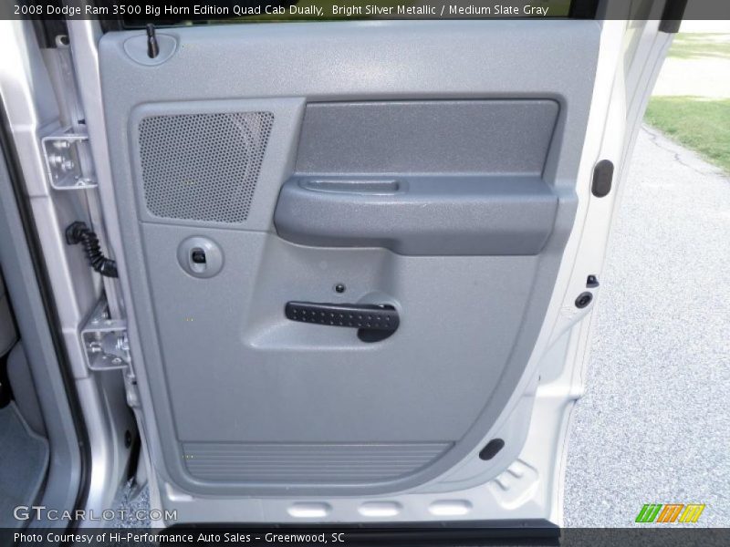 Bright Silver Metallic / Medium Slate Gray 2008 Dodge Ram 3500 Big Horn Edition Quad Cab Dually