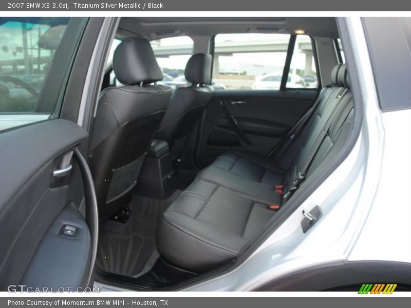 Titanium Silver Metallic / Black 2007 BMW X3 3.0si