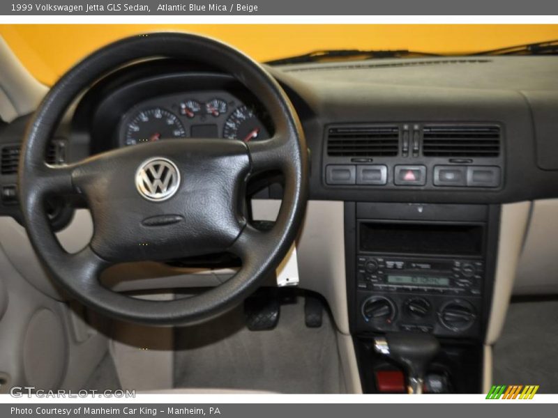 Atlantic Blue Mica / Beige 1999 Volkswagen Jetta GLS Sedan