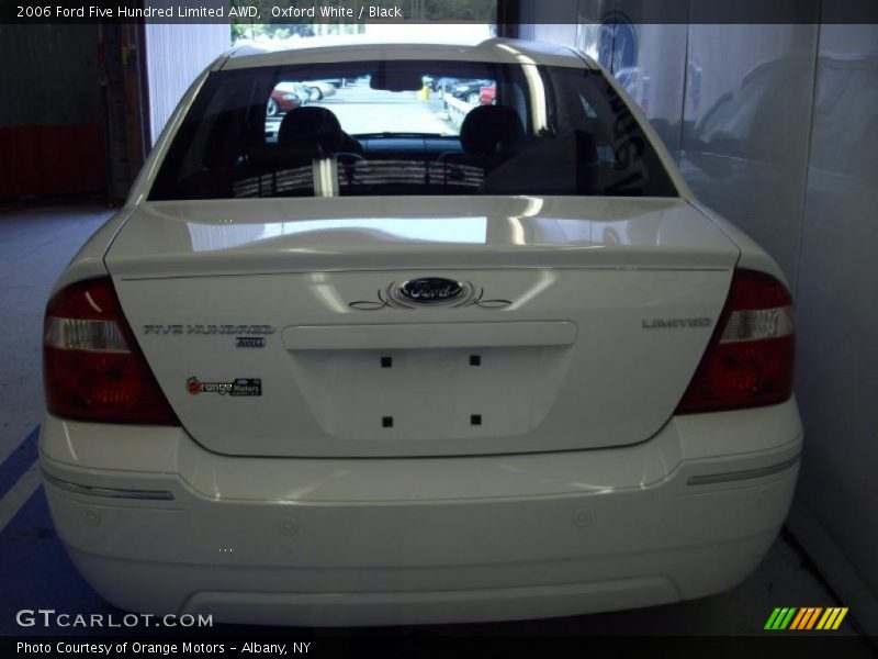 Oxford White / Black 2006 Ford Five Hundred Limited AWD