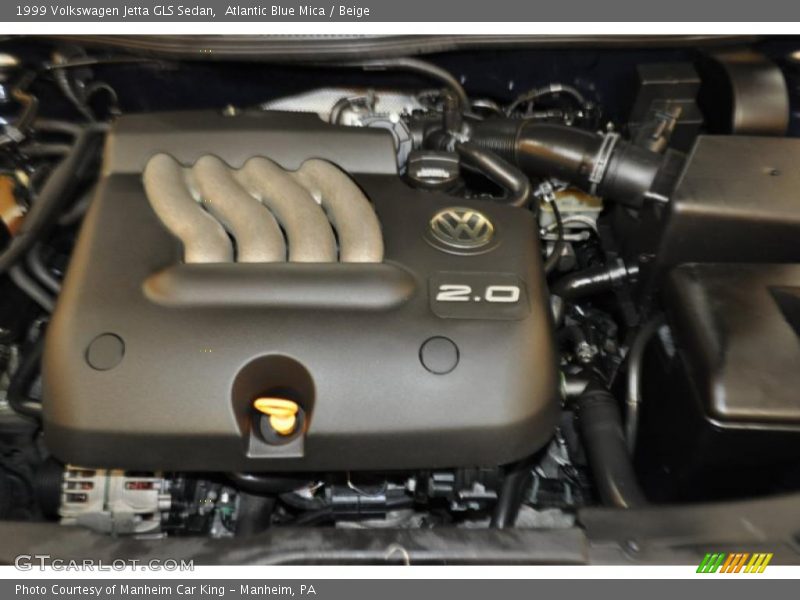 Atlantic Blue Mica / Beige 1999 Volkswagen Jetta GLS Sedan
