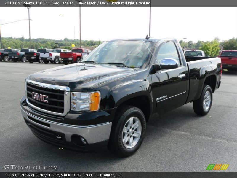 Onyx Black / Dark Titanium/Light Titanium 2010 GMC Sierra 1500 SLE Regular Cab