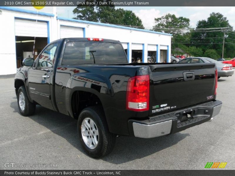 Onyx Black / Dark Titanium/Light Titanium 2010 GMC Sierra 1500 SLE Regular Cab