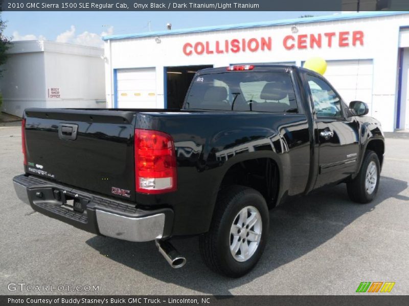 Onyx Black / Dark Titanium/Light Titanium 2010 GMC Sierra 1500 SLE Regular Cab