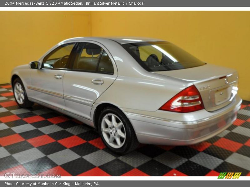 Brilliant Silver Metallic / Charcoal 2004 Mercedes-Benz C 320 4Matic Sedan