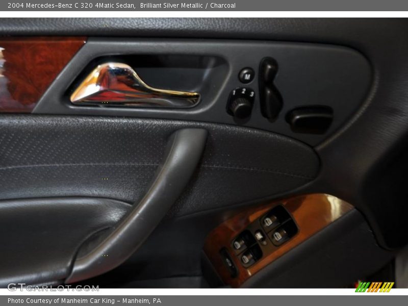 Brilliant Silver Metallic / Charcoal 2004 Mercedes-Benz C 320 4Matic Sedan