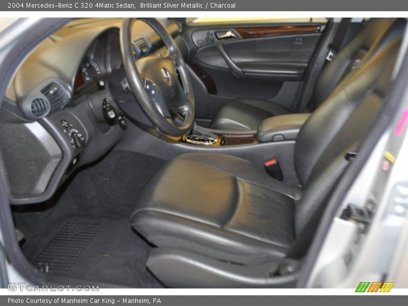Brilliant Silver Metallic / Charcoal 2004 Mercedes-Benz C 320 4Matic Sedan