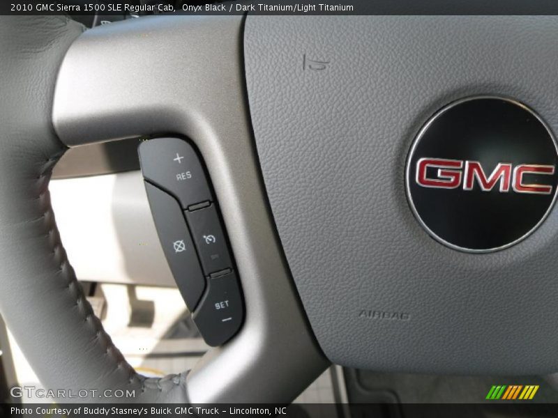 Onyx Black / Dark Titanium/Light Titanium 2010 GMC Sierra 1500 SLE Regular Cab