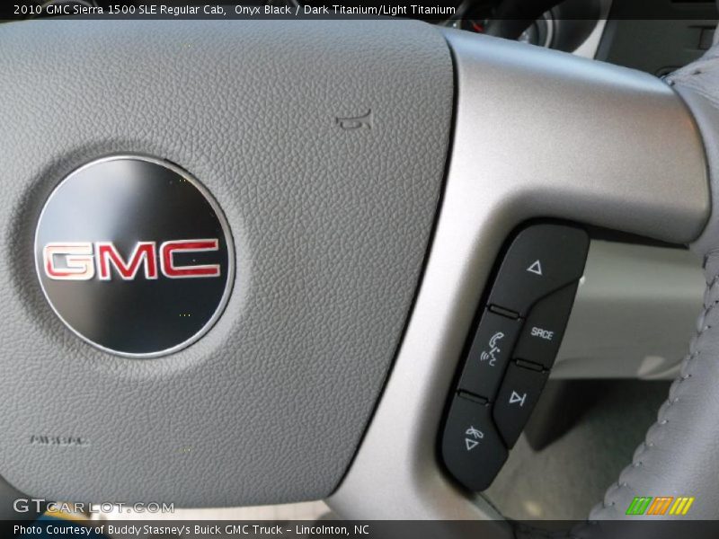 Onyx Black / Dark Titanium/Light Titanium 2010 GMC Sierra 1500 SLE Regular Cab