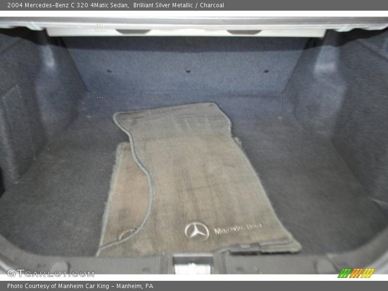 Brilliant Silver Metallic / Charcoal 2004 Mercedes-Benz C 320 4Matic Sedan