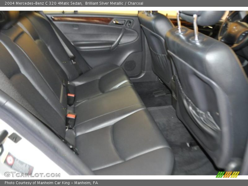 Brilliant Silver Metallic / Charcoal 2004 Mercedes-Benz C 320 4Matic Sedan