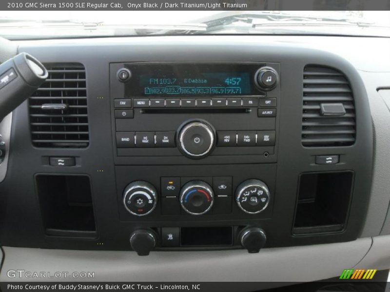 Onyx Black / Dark Titanium/Light Titanium 2010 GMC Sierra 1500 SLE Regular Cab