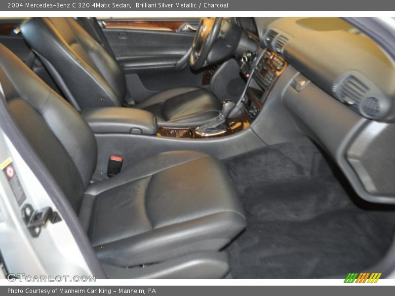 Brilliant Silver Metallic / Charcoal 2004 Mercedes-Benz C 320 4Matic Sedan