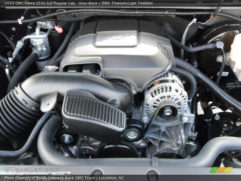 Onyx Black / Dark Titanium/Light Titanium 2010 GMC Sierra 1500 SLE Regular Cab