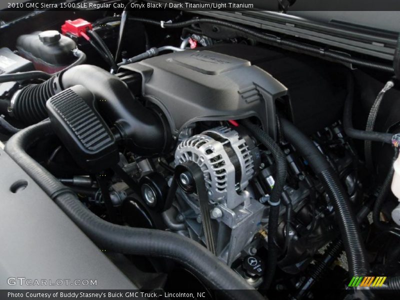 Onyx Black / Dark Titanium/Light Titanium 2010 GMC Sierra 1500 SLE Regular Cab