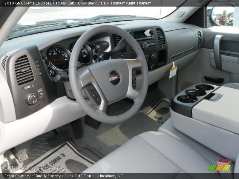 Onyx Black / Dark Titanium/Light Titanium 2010 GMC Sierra 1500 SLE Regular Cab