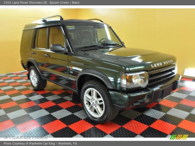 Epsom Green / Black 2003 Land Rover Discovery SE