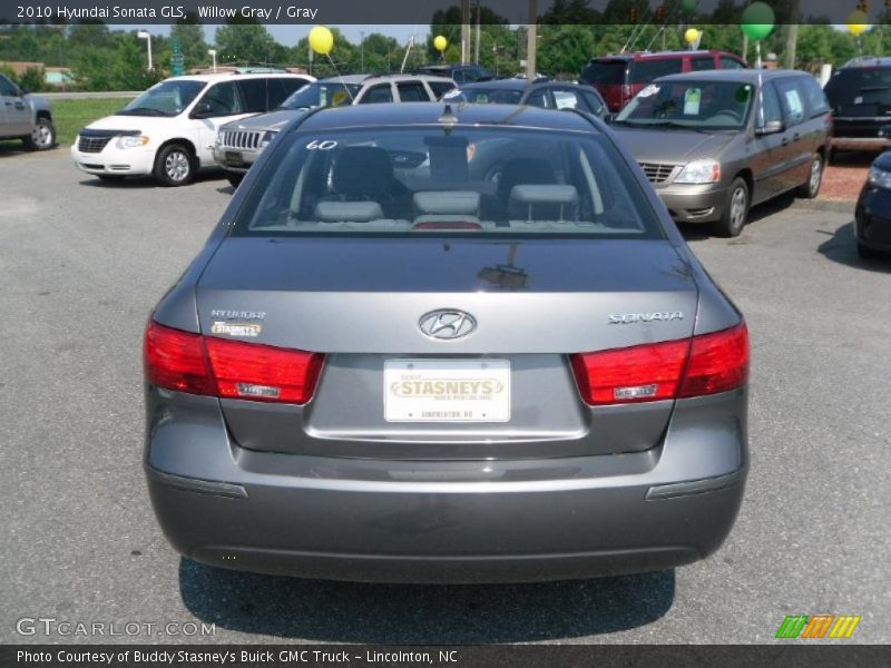 Willow Gray / Gray 2010 Hyundai Sonata GLS