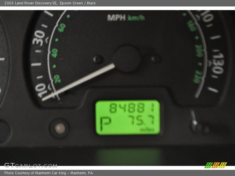 Epsom Green / Black 2003 Land Rover Discovery SE