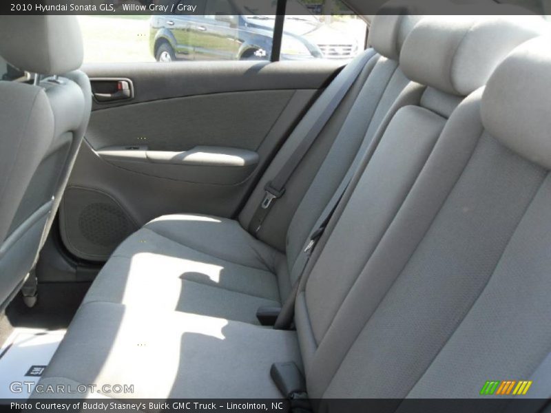 Willow Gray / Gray 2010 Hyundai Sonata GLS